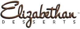 Elizabethan Desserts logo scroll
