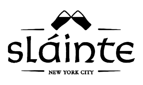 Sláinte Bar & Lounge logo scroll - Homepage