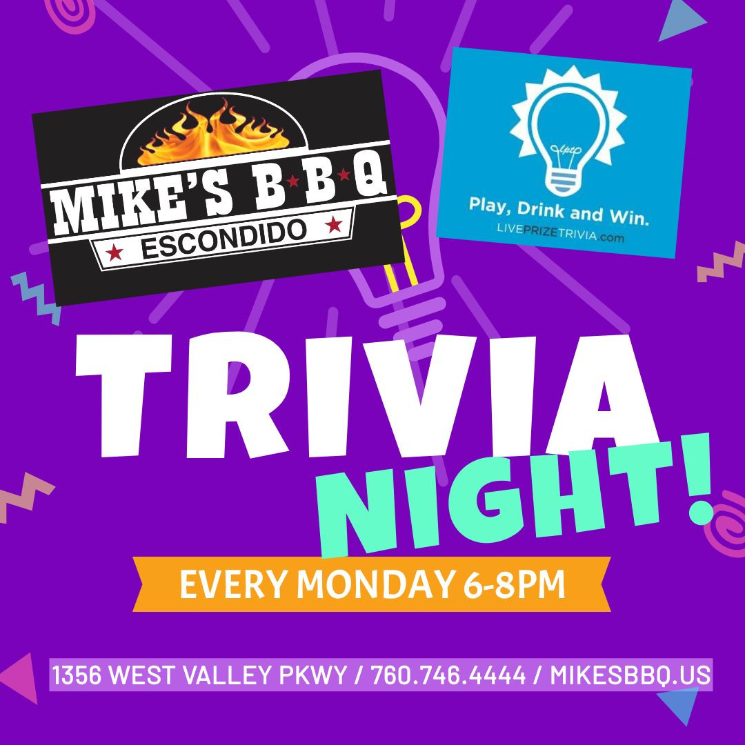 The Trivia night poster