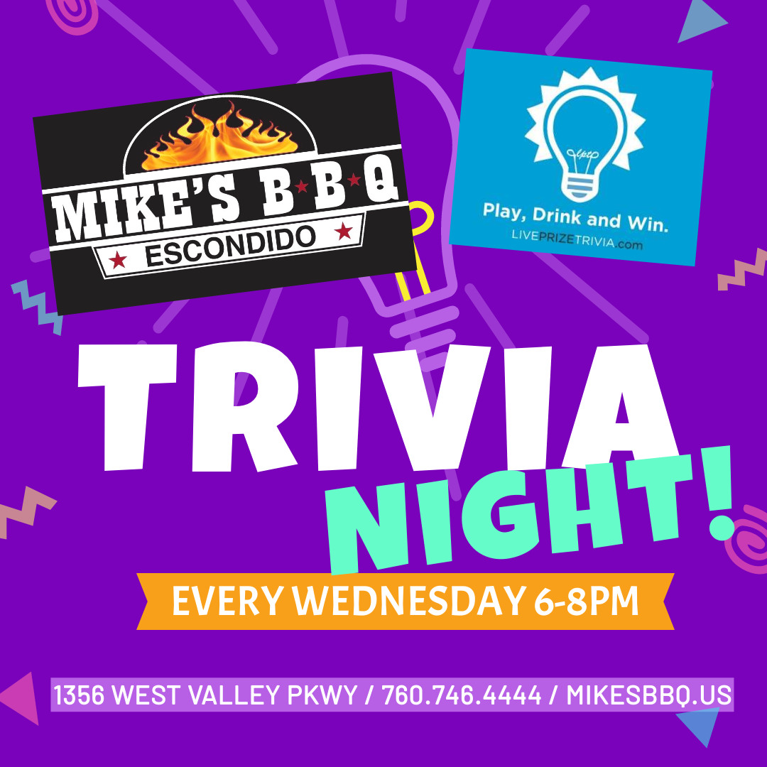 The Trivia night poster