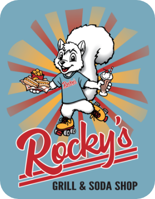 Rocky's Grill & Soda Shop logo top - Homepage