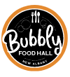 Bubbly Food Hall logo top - Homepage