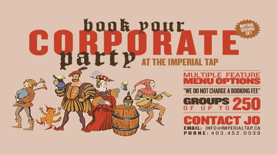Book your corporate party.