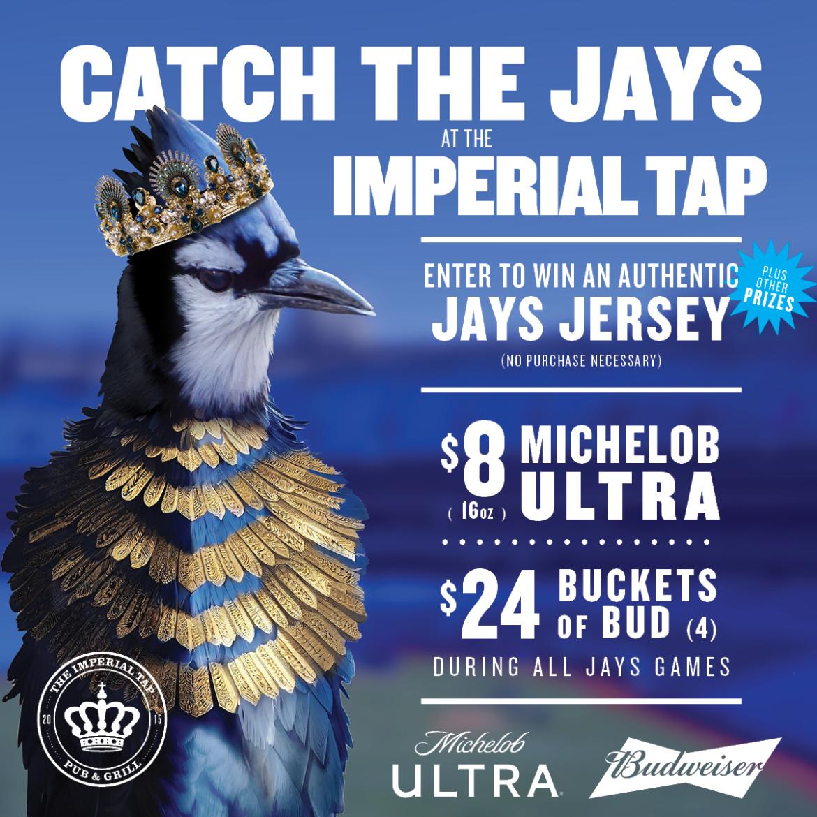 Catch the jays at the Imperial Tap