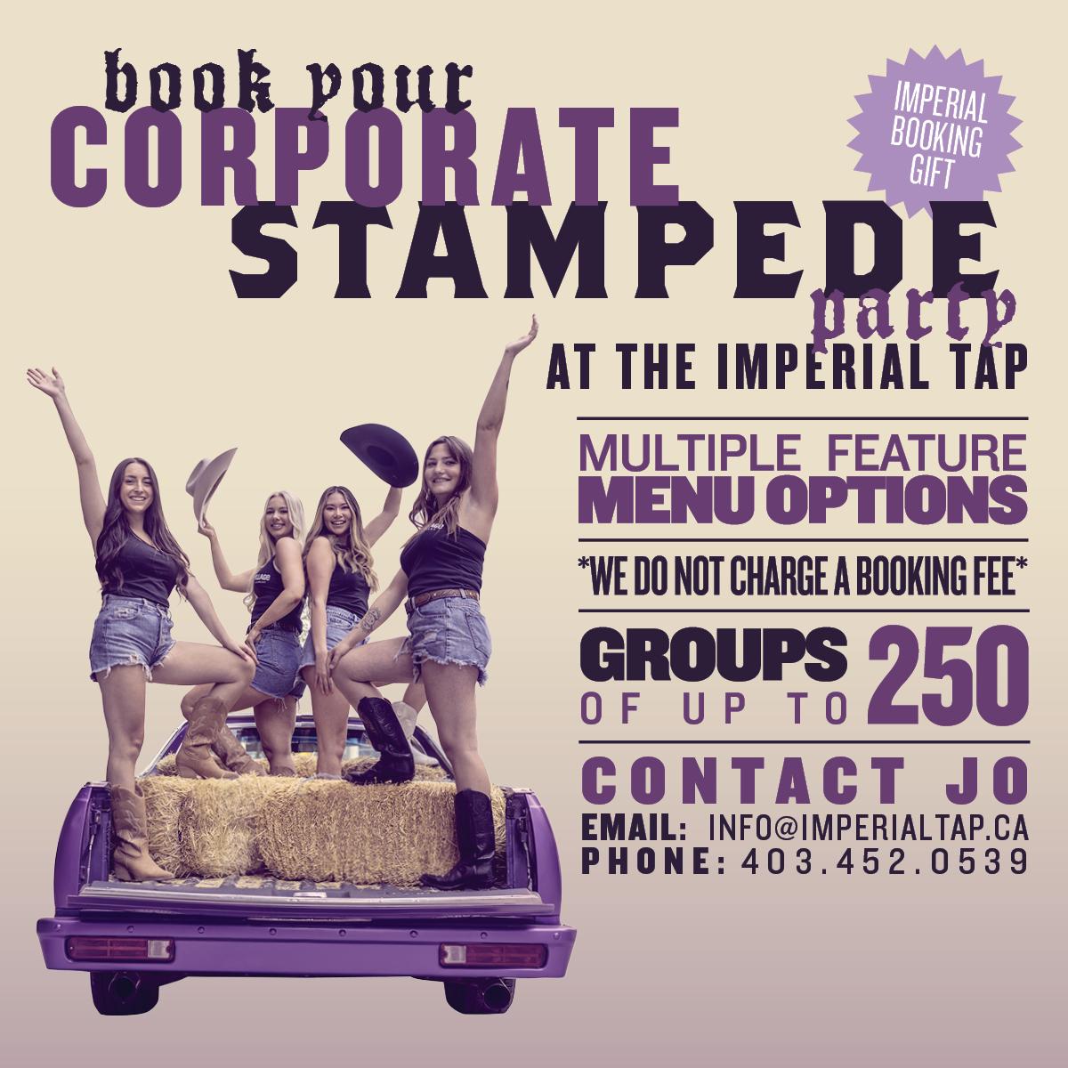Book your corporate party