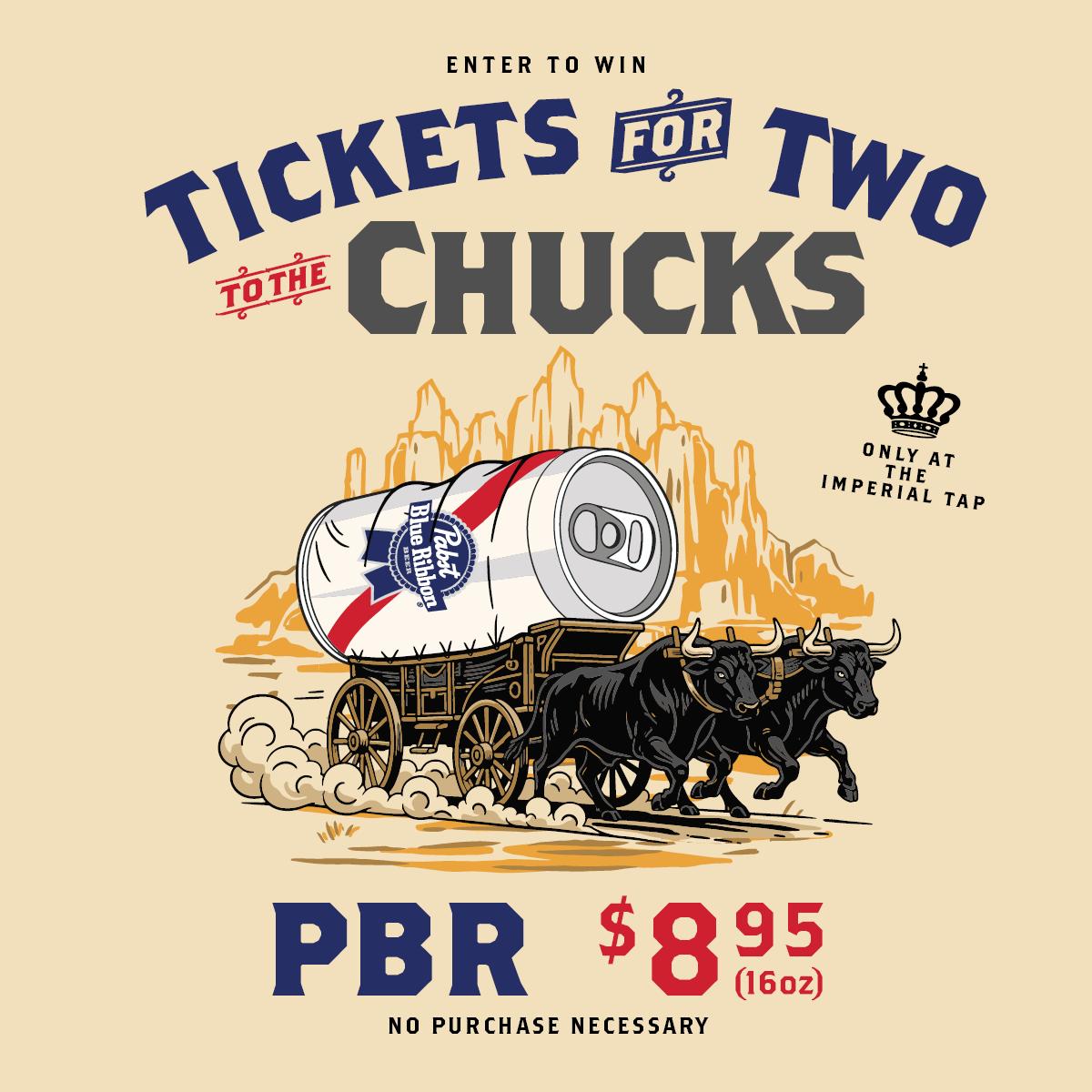 Tickets for two chucks