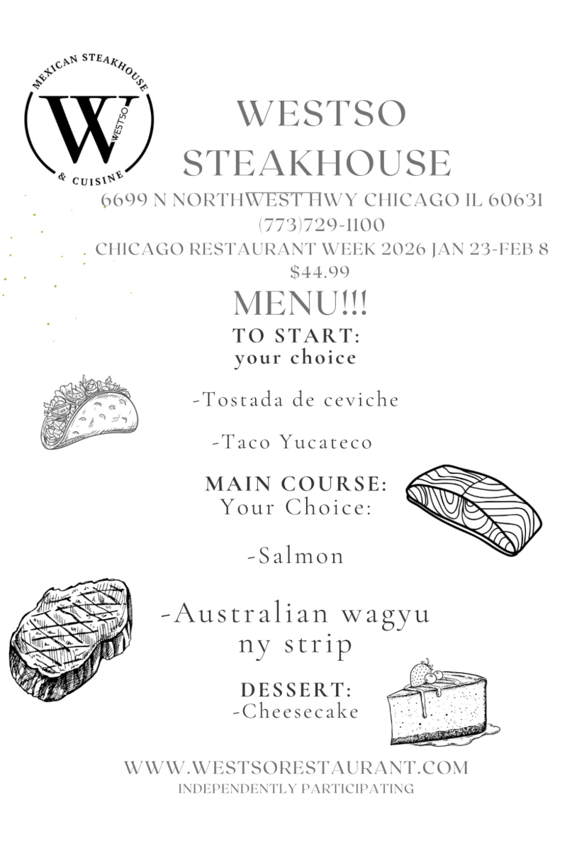 Westso Steakhouse Menu