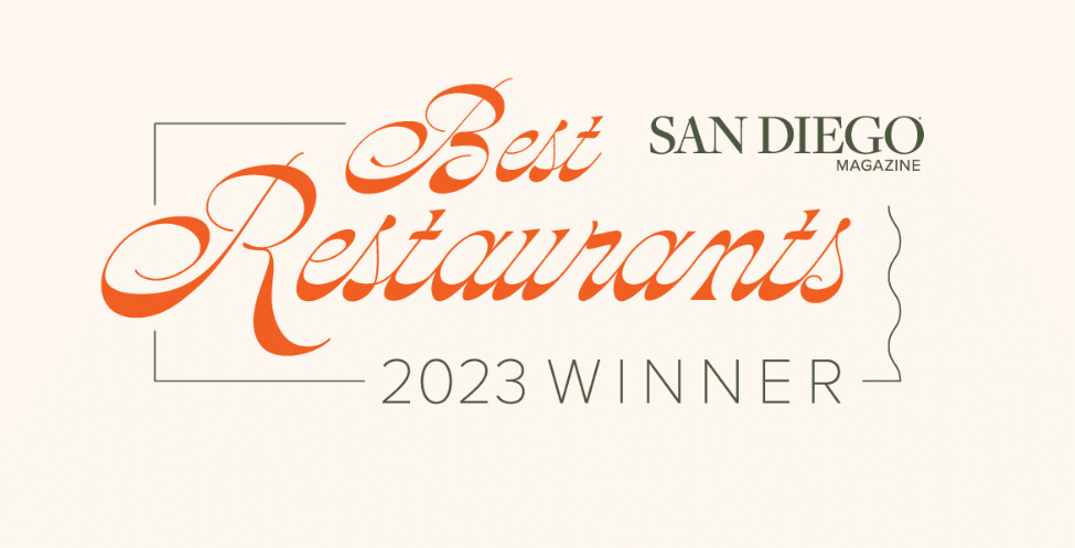 San Diego's Best Restaurants of 2023 on San Diego MaGAZINE