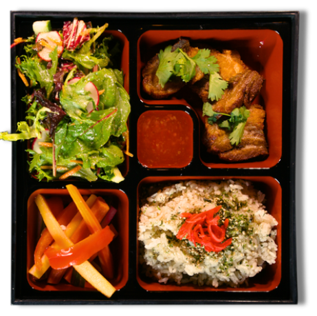 Pork Belly bento box
