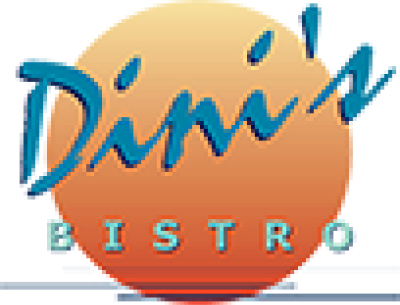 Dini's By The Sea logo scroll