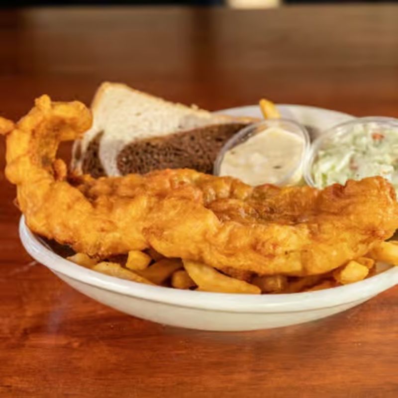 Friday Fish Fry plate at Who's on Layton