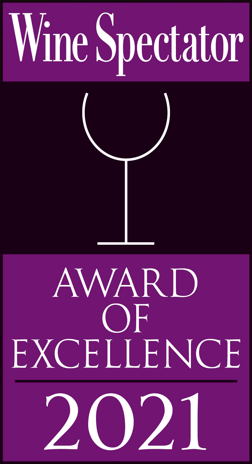 wine spectator awards of excellence 2021