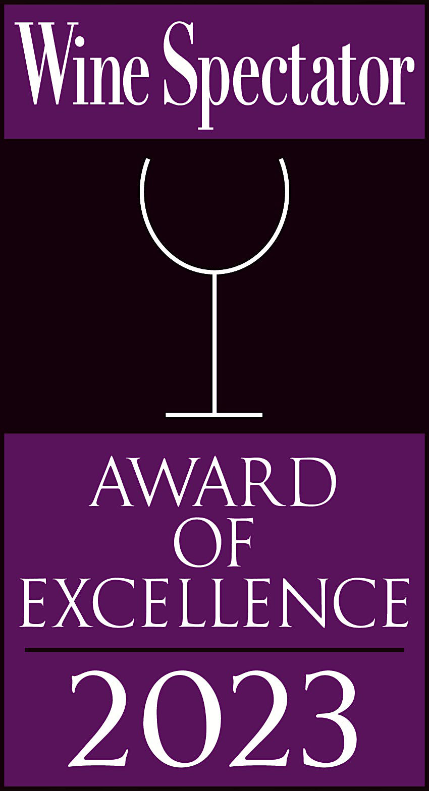 wine spectator awards of excellence 2023