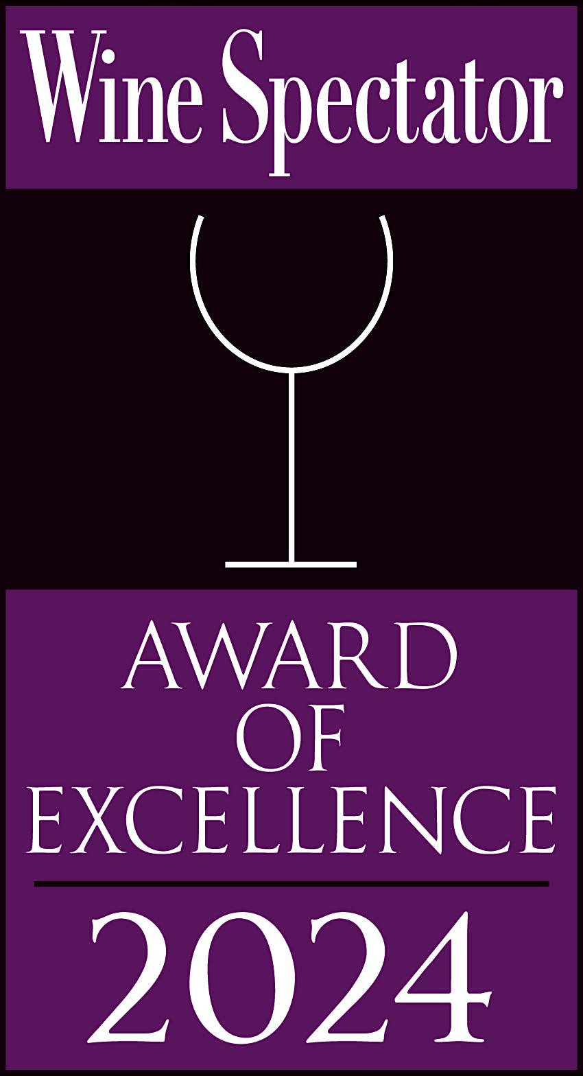 wine spectator awards of excellence 2024