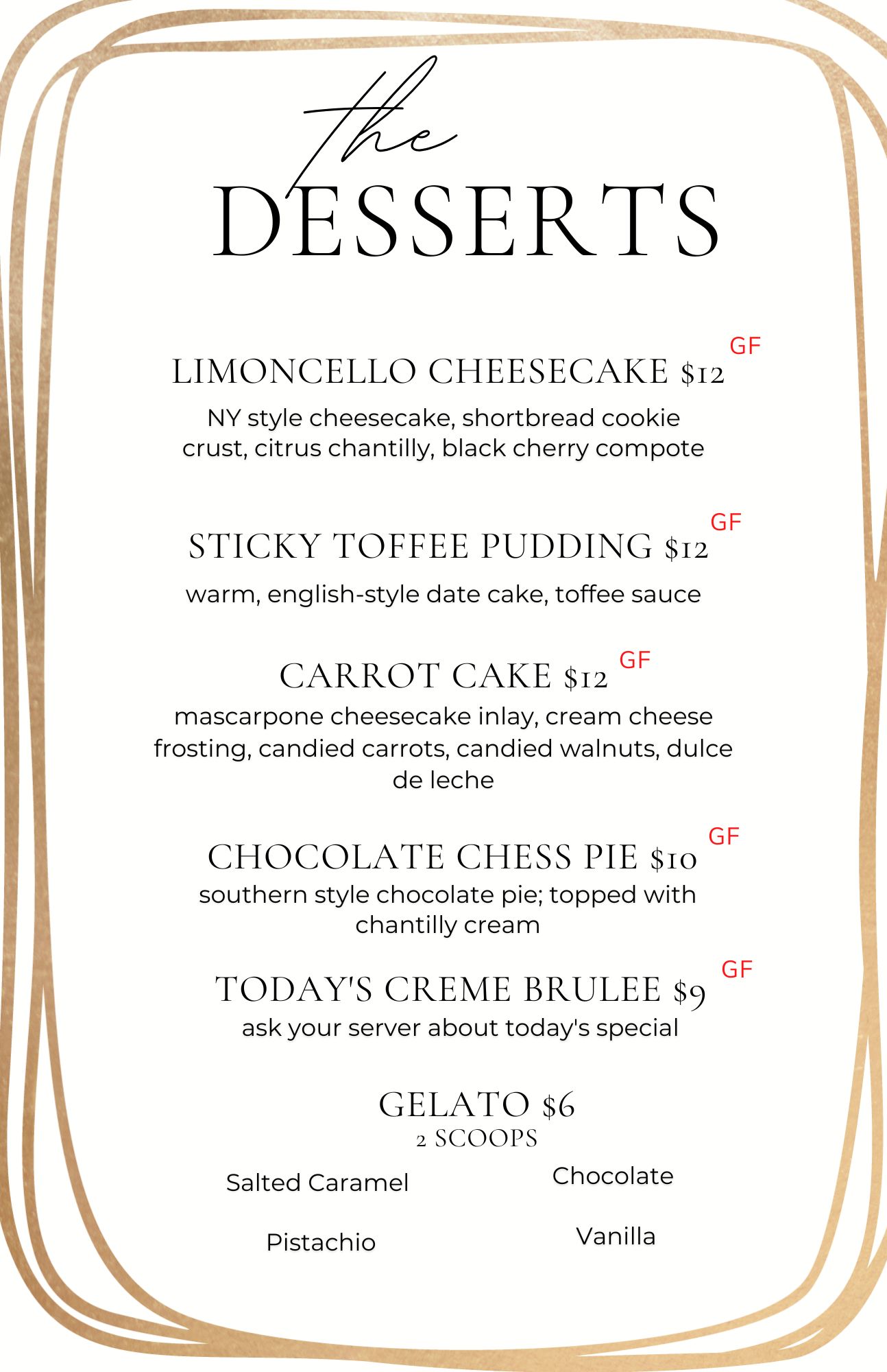 Desserts 1