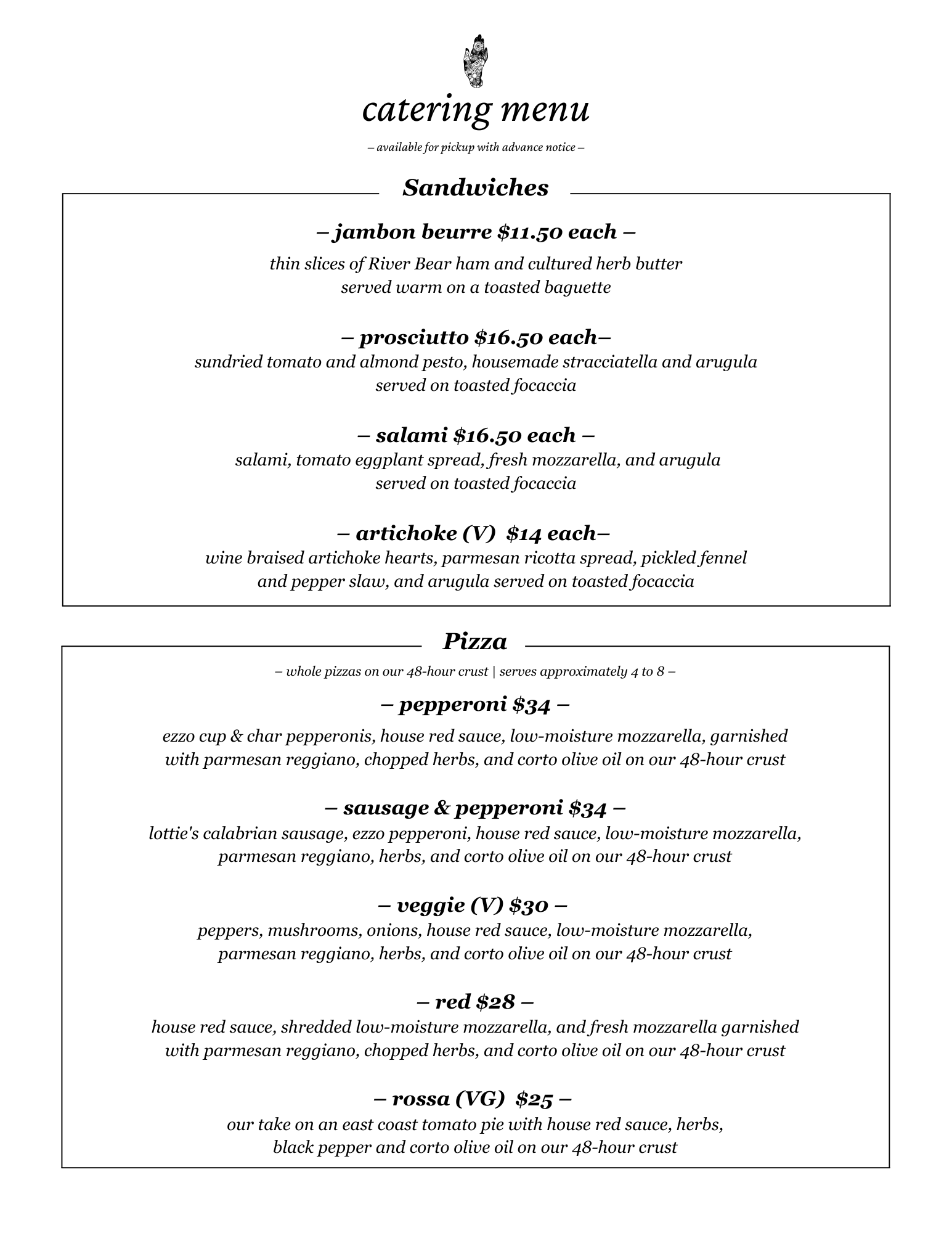 Catering menu image 2