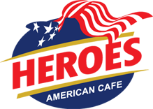 Heroes American Cafe logo top - Homepage