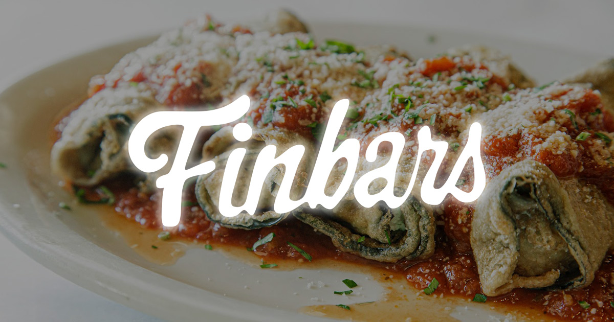 Finbars Italian Kitchen Food Menu   Social Share 