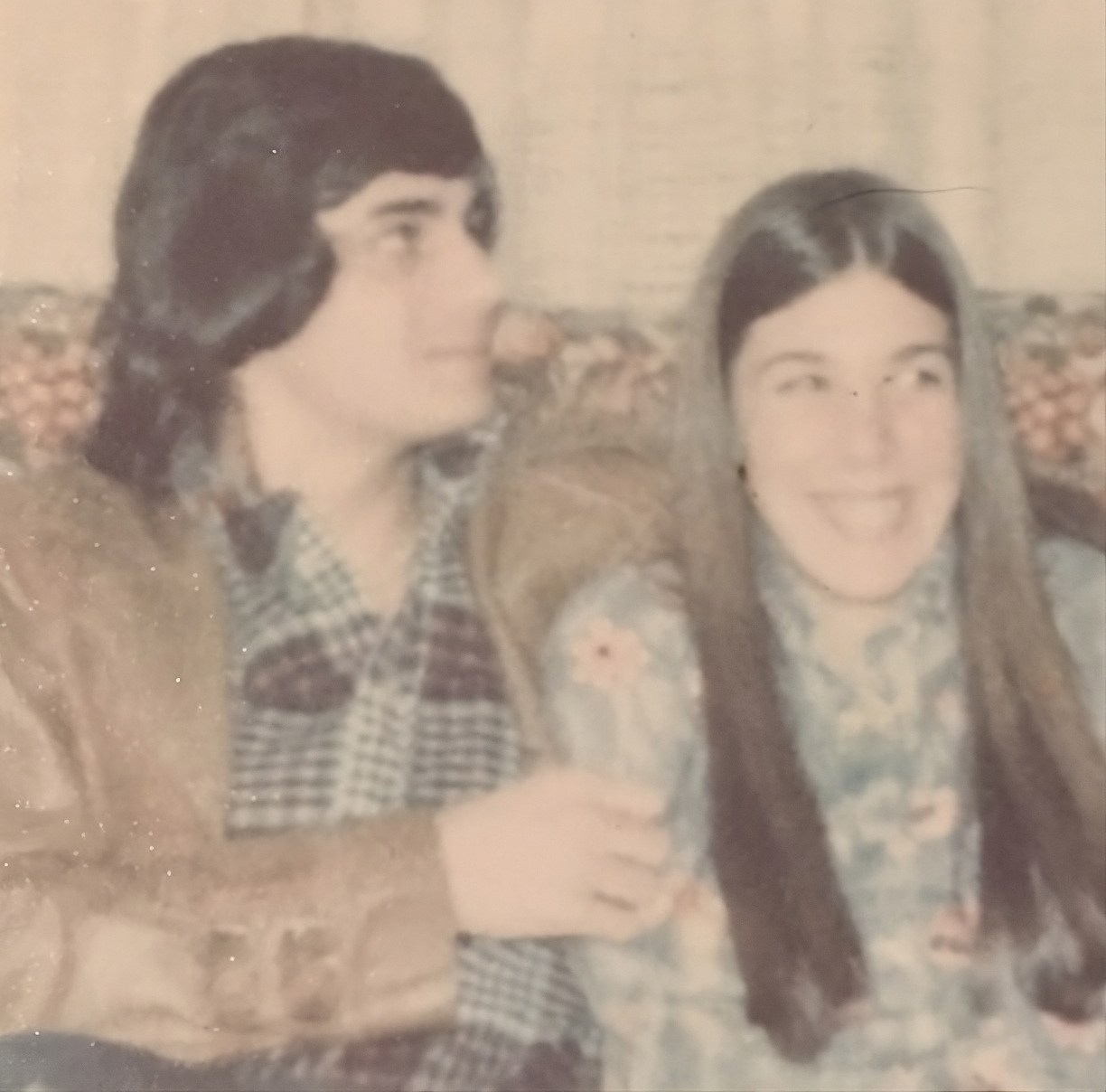 Man and Woman smiling