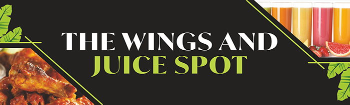 The Wings and Juice Spot logo top - Homepage