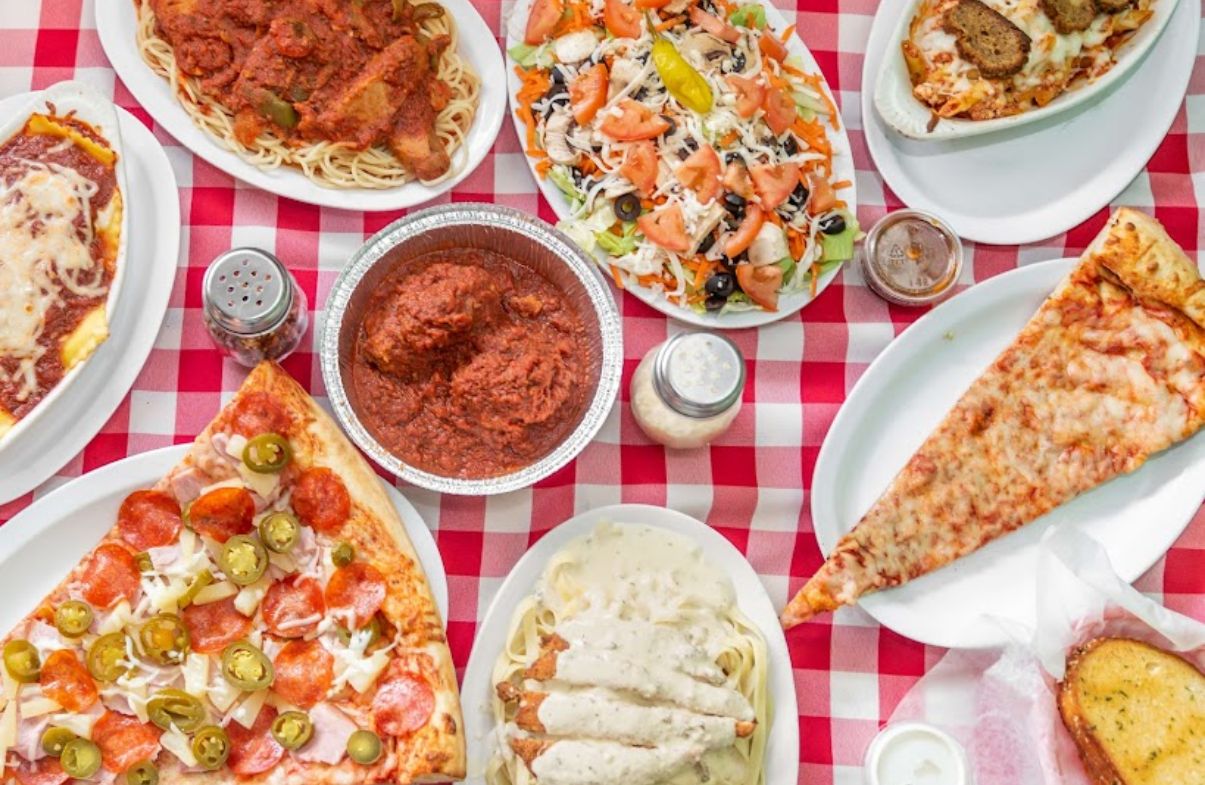 Pizza D'Oro restaurant logo - View nutrition facts, calories, and macros for menu items at 1145 Baker St, Costa Mesa, CA 92626