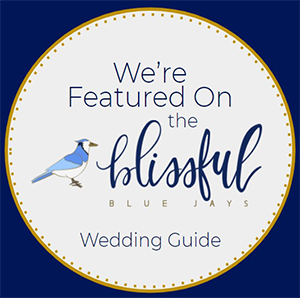 ‘We're featured on the blissful Blue Jays Wedding Guide