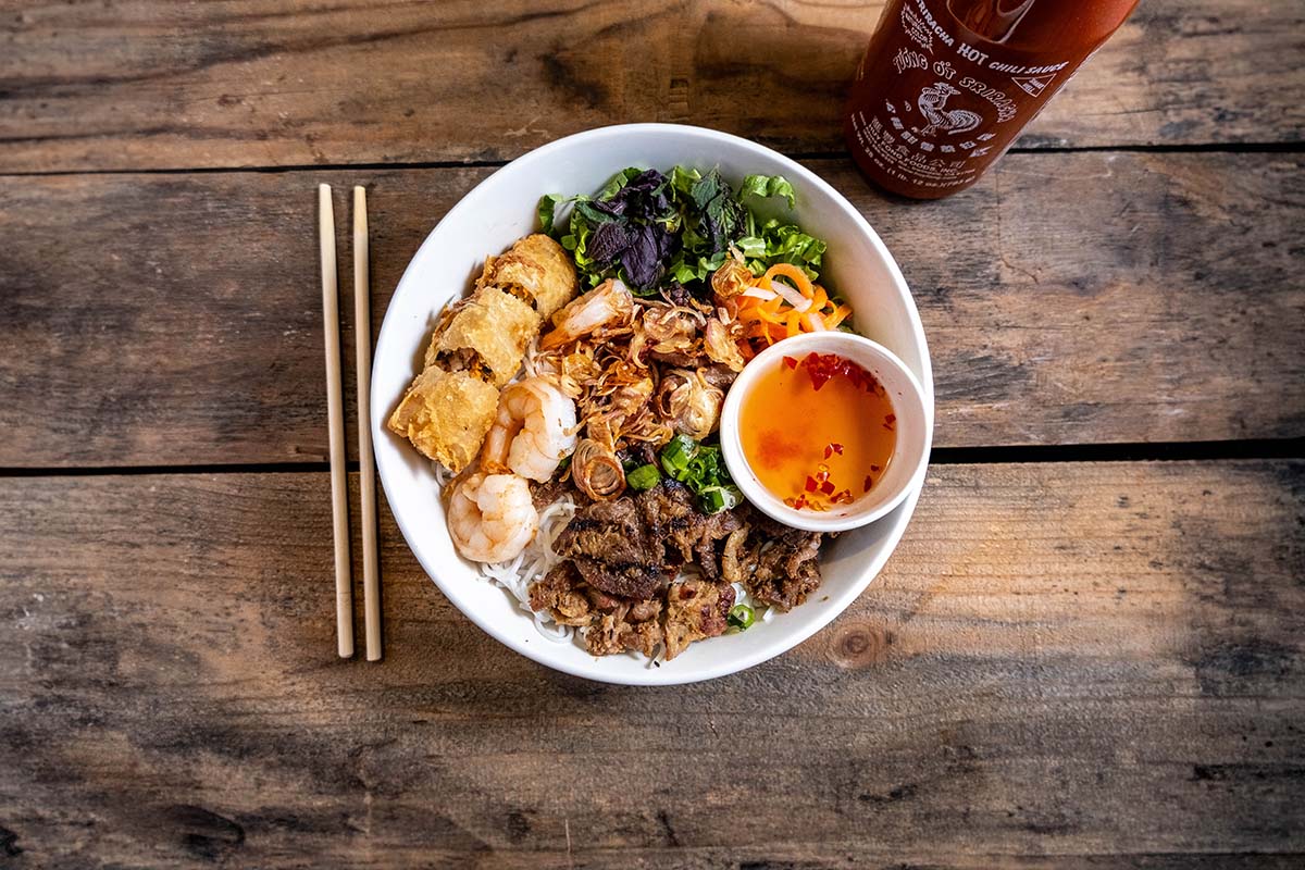 Vermicelli Shrimp bowl