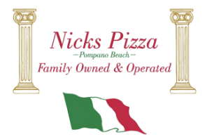 Nick's Pizza logo top - Homepage