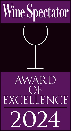 wine spectator award of excellence 2024
