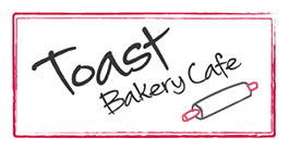 Toast Bakery Cafe. logo top