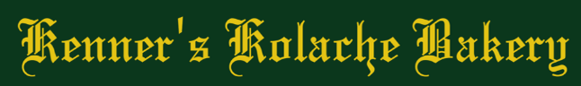 Kenner's Kolache Bakery logo top - Homepage