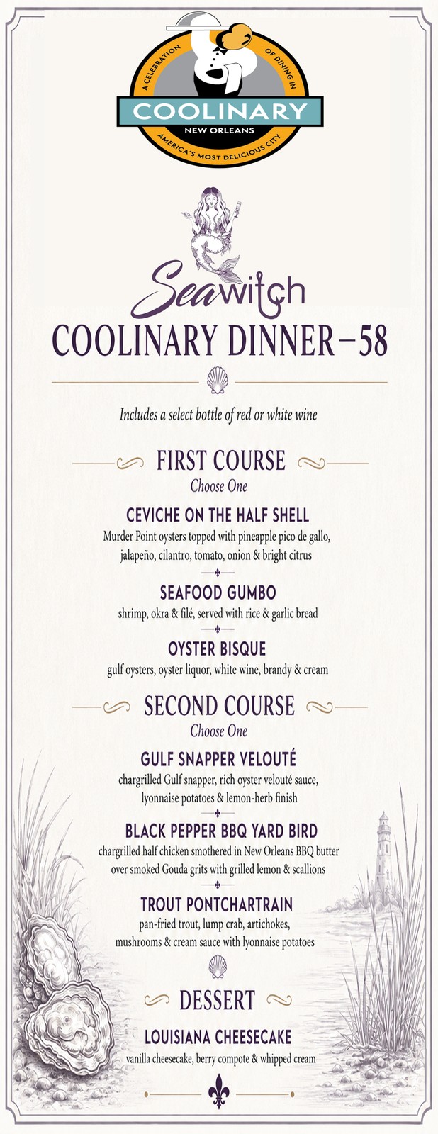 Seawitch Coolinary Dinner