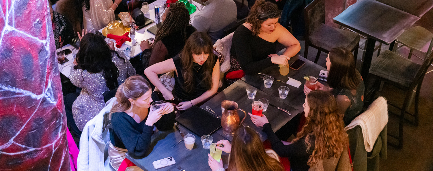Bachelorette party celebration at The Boom Boom Room