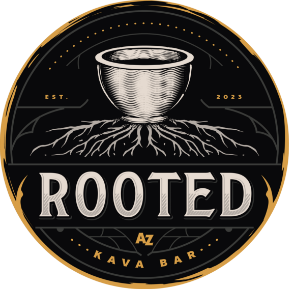 Rooted Kava Bar logo top - Homepage