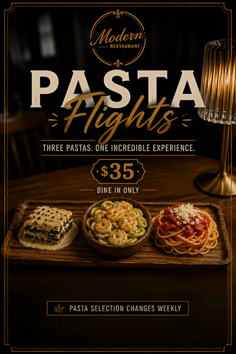 Pasta Flights