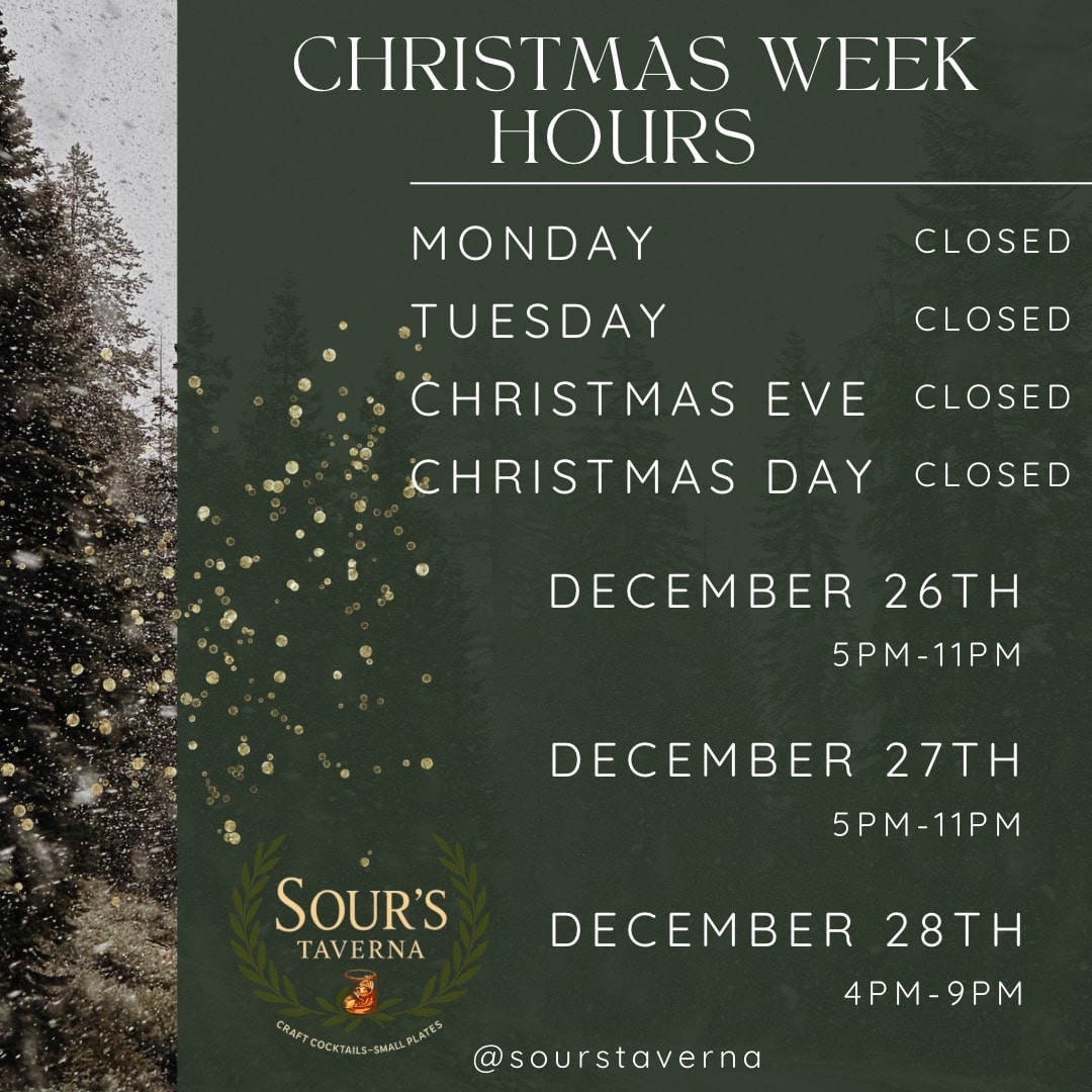 Christmas Week Hours