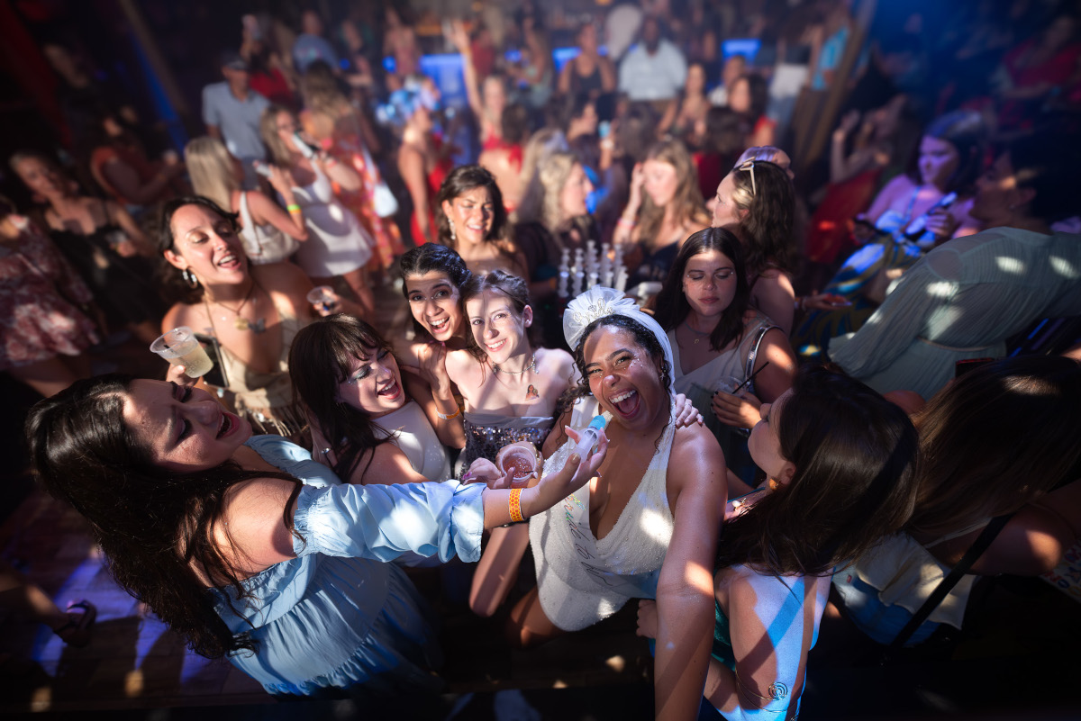 Bachelorette party celebration at The Village Door