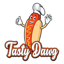 Tasty Dawg logo top - Homepage