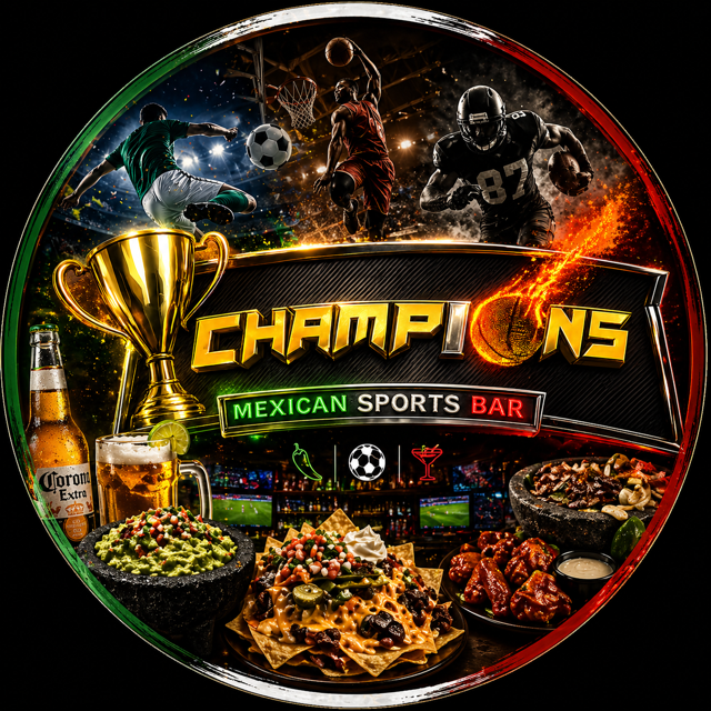 Champions Mexican Sports Bar logo top - Homepage