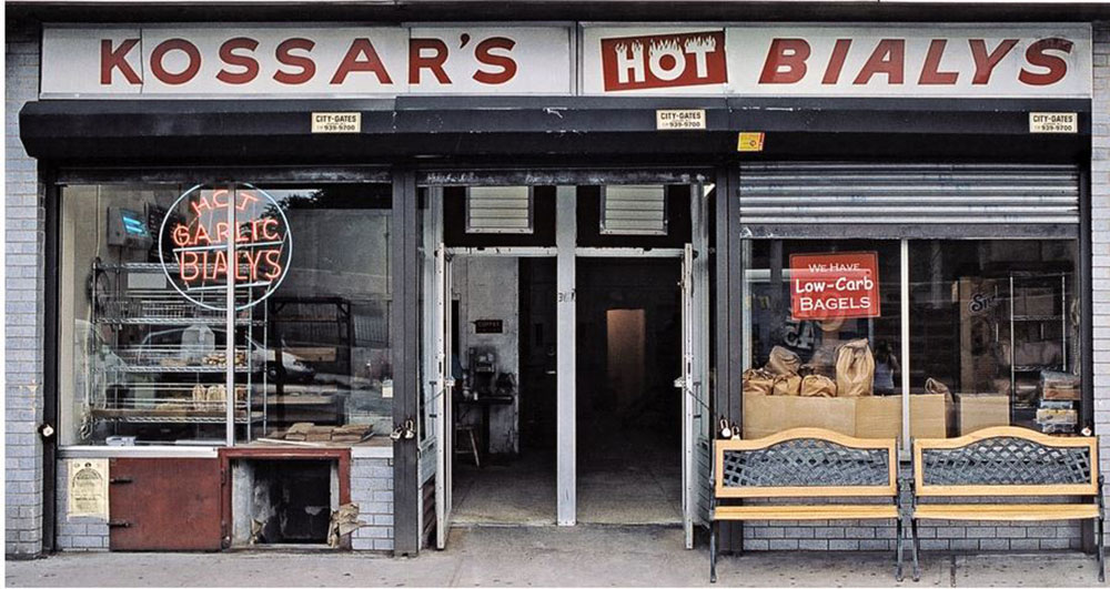 Kossar's hot billy's, brooklyn, nyc.