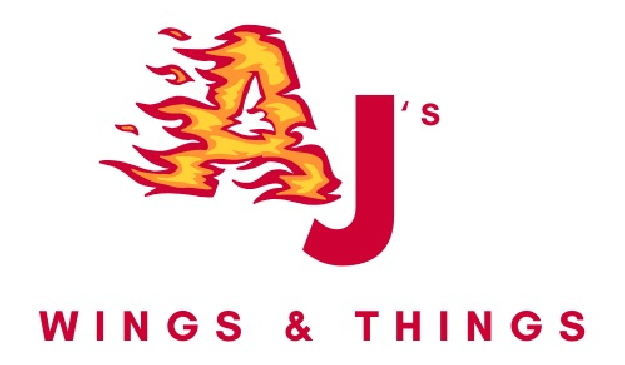 AJ's Wings & Things logo top - Homepage