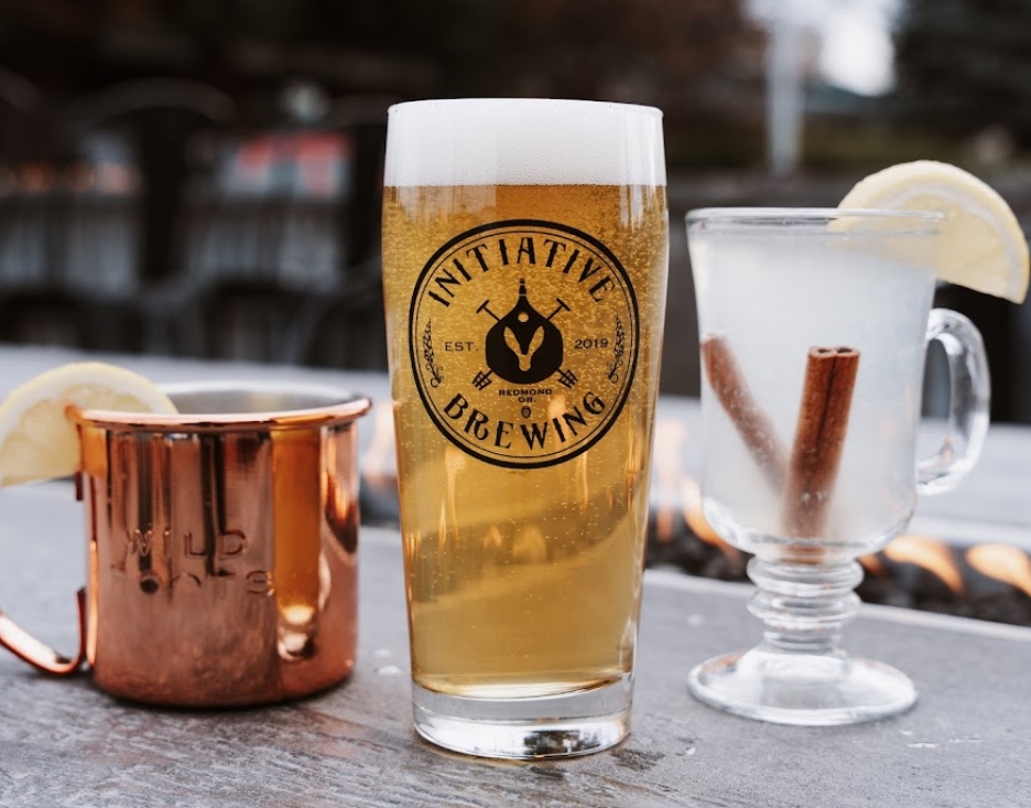 Drinks at Initiative Brewing