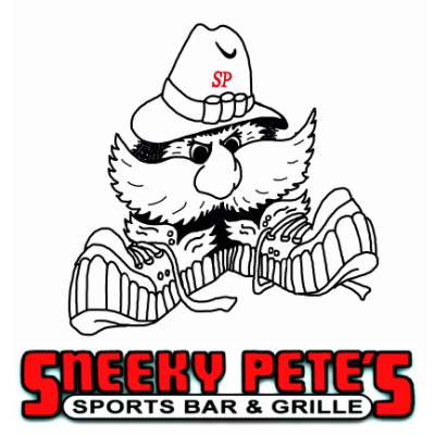 Sneeky Pete's logo top - Homepage