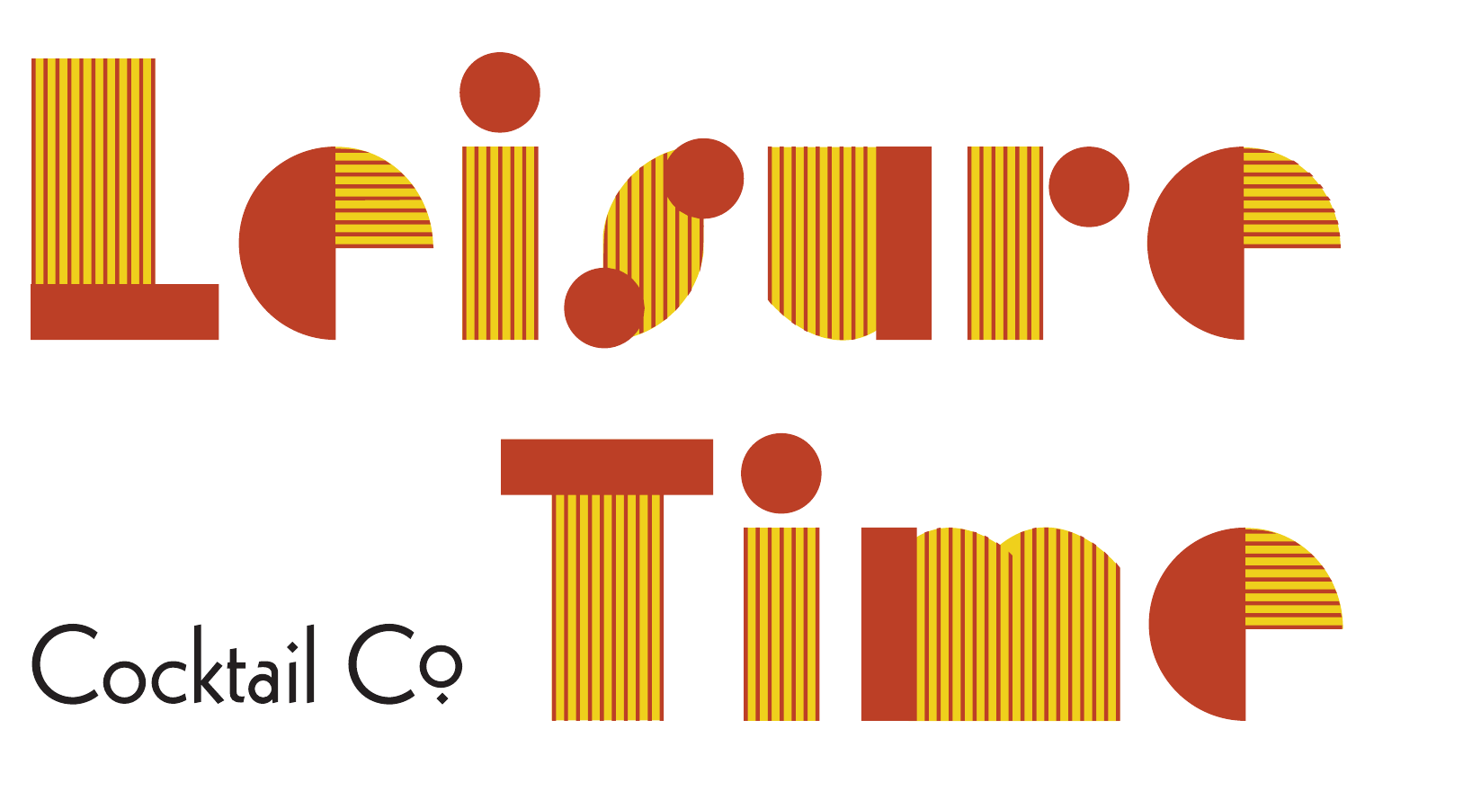 Leisure Time Cocktail Company logo top - Homepage