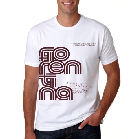 Short sleeve branded white t-shirt