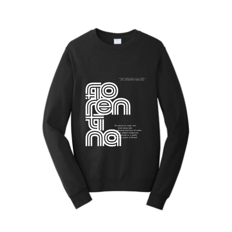 Long sleeve branded black shirt