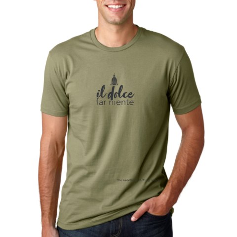 Short sleeve branded green t-shirt