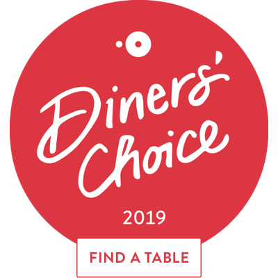 OpenTable Diners' Choice Badge 2019
