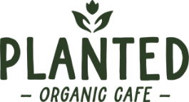 Planted - Organic Cafe logo top - Homepage