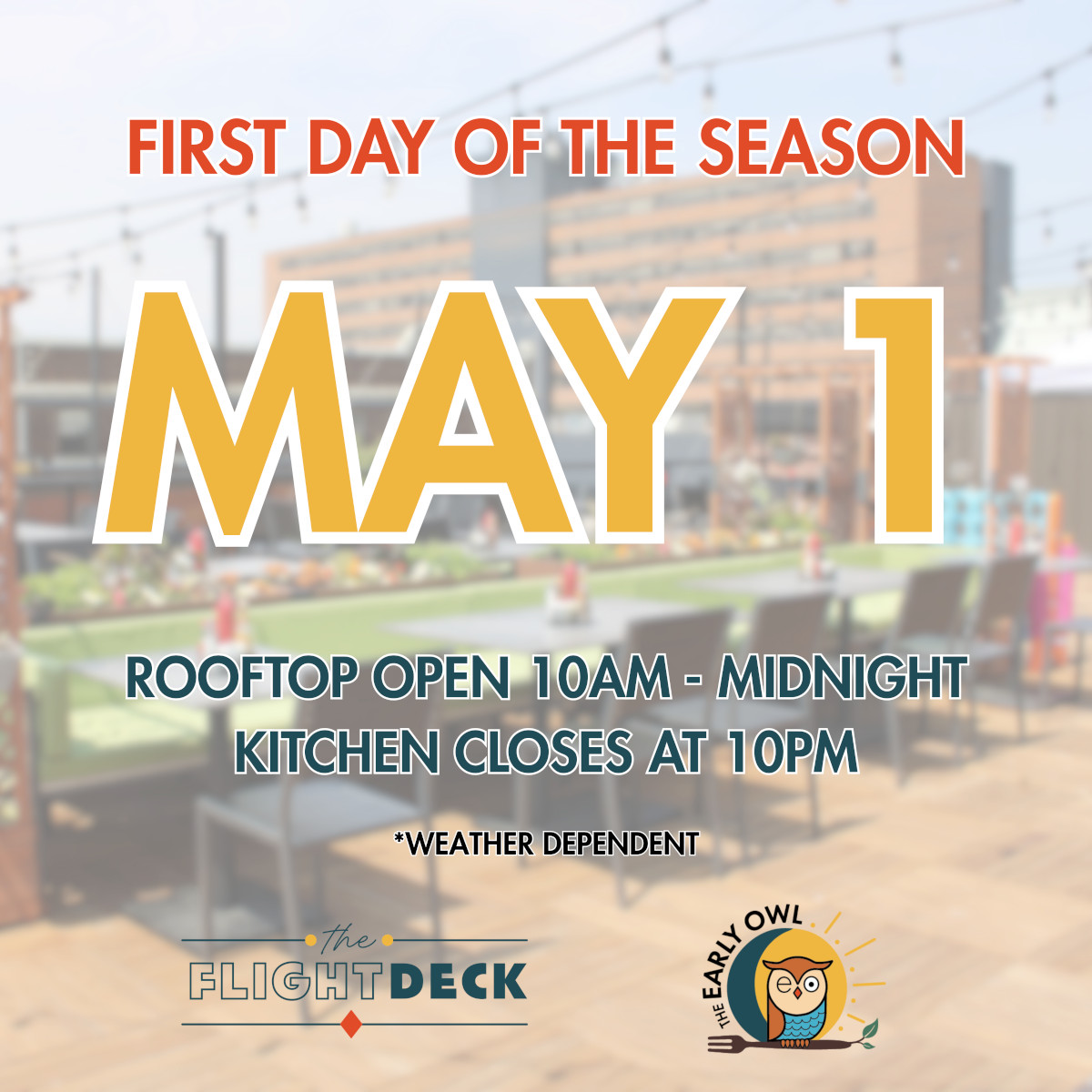 first day of the season may first